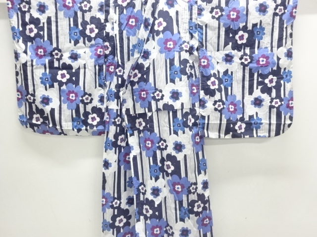  花模様子供浴衣